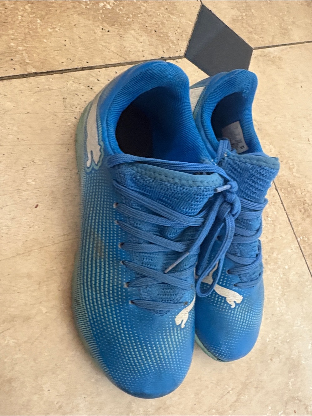 Puma Men's Bright Blue Athletic Sneakers